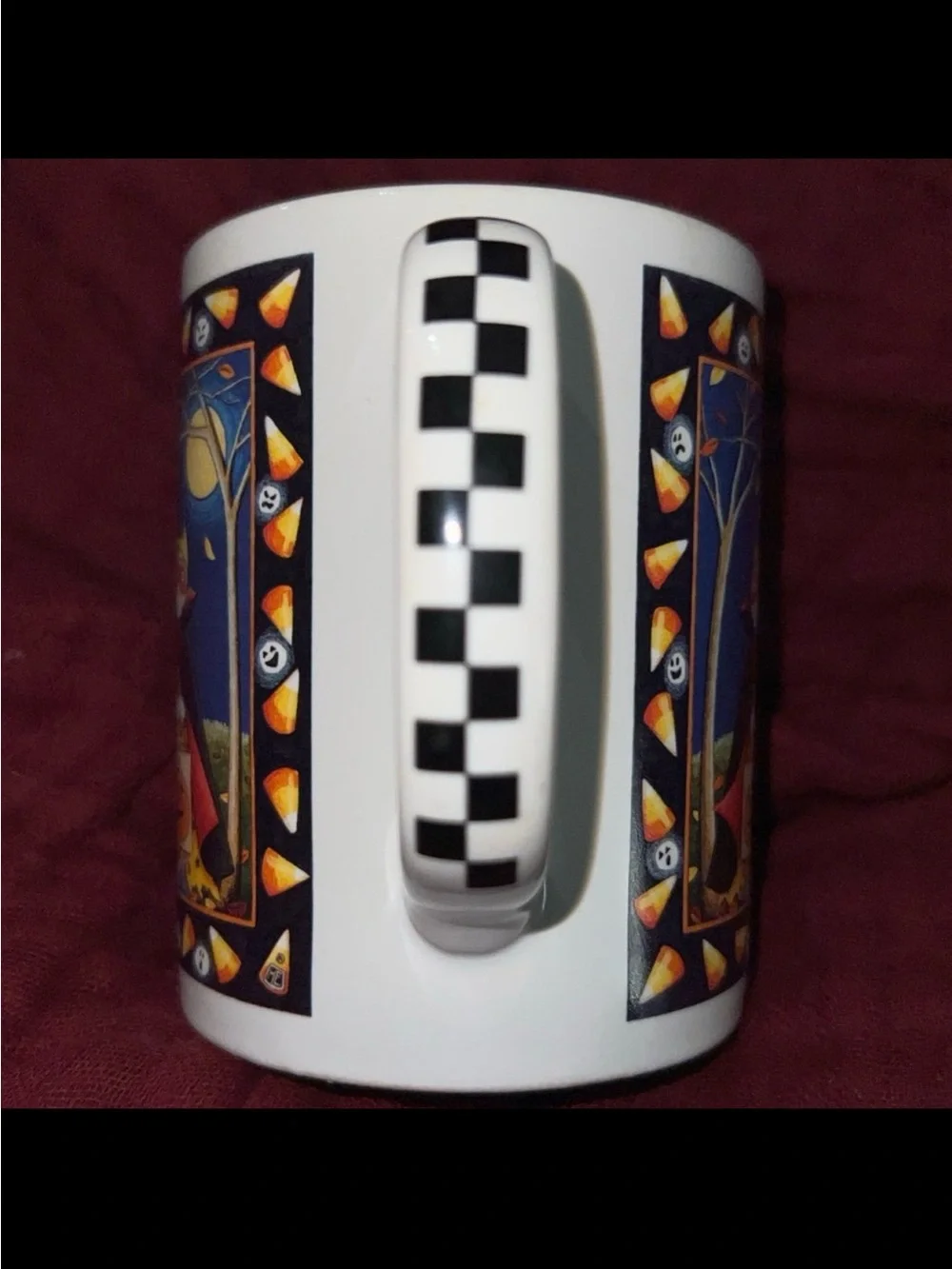 VINTAGE (1990’S) HALLOWEEN MUG//“TRICK OR TREAT” BY MARY ENGELBREIT
